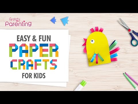 Simple & Fun Paper Crafts Ideas for Kids