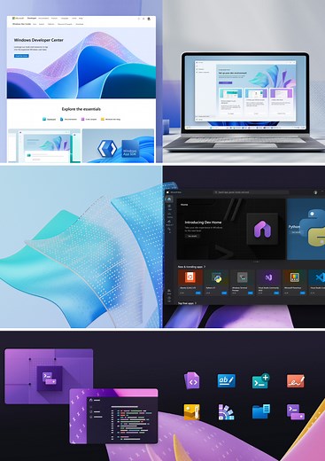 Microsoft Dev Home - Build 2023 & Official Wallpapers - Olivia Xu