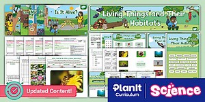 Science: Living Things and Their Habitats: Year 2 Unit Pack