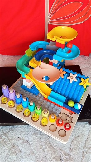 🌈Colorful #marblerunrace🌈#asmrtoys 10.04.26