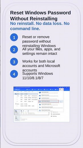 How to Reset Windows Password Without Reinstalling