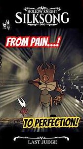 4 Hours of Learning → 4 Minutes of PURE PERFECTION 🔥 #silksong #bossfight #hornet #gaming #shorts