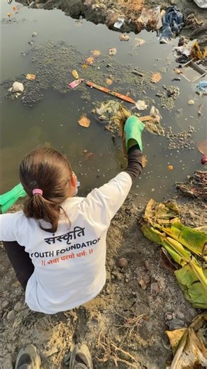 TUMNE DUMP KIYA… HUMNE COMEBACK KAR DIYA 💀♻️ #sanskritiyouthfoundation #cleanindia #swachhbharat