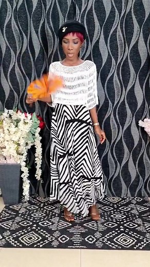 Stunning Twirling Dance in Earthy-Toned Dress