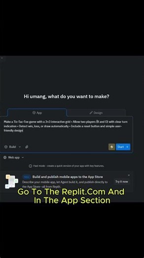 Build a Tic Tac Toe Game in Seconds using Replit