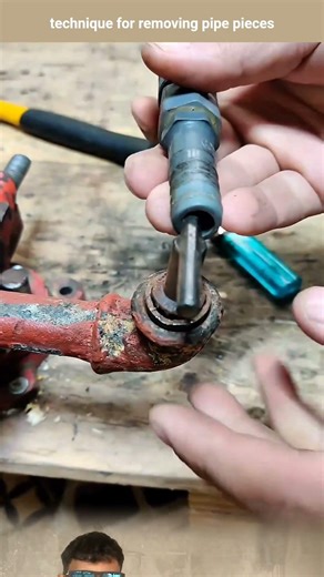 technique for removing pipe pieces