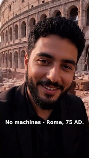 How Did Rome Build the Colosseum Without Machines? (75 AD)