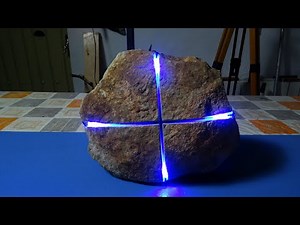 Iluminación de una Roca / idea decoración