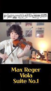 Max Reger: Suite for Solo Viola in G minor, Op. 131d, No. 1 - I. Molto sostenuto #maxreger #viola