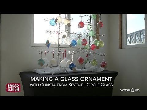 How to make a glass ornament