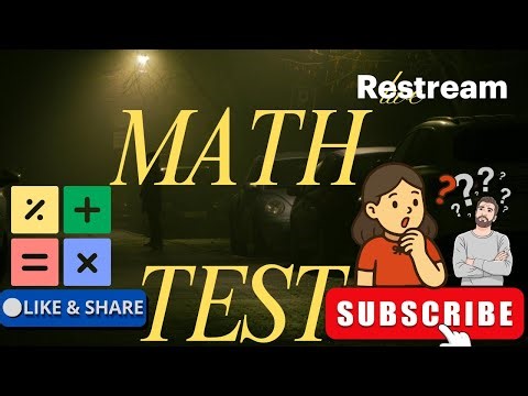 Math Test is live for you to solve. #Verticallivestream #Channelpages #Livestream.