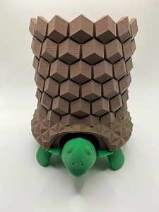 3D Printed Turtle Planter: Eco-friendly Desk Decor - Etsy