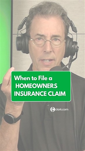 Homeowners insurance is for catastrophes, not cracked tiles. Clark explains why filing small claims can hurt you long-term — and why a higher deductible and self-insuring for minor repairs may be the smarter move. One claim could cost more than you think. Catch the full episode at Clark.com/podcasts, YouTube.com/Clark, or wherever you listen. | Clark Howard