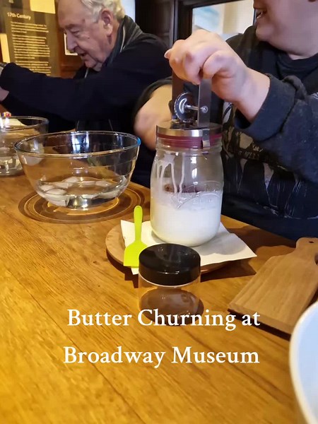 Butter Churning Experience at Broadway Museum