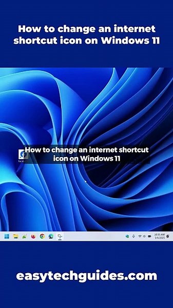 How to change an internet shortcut icon on Windows 11