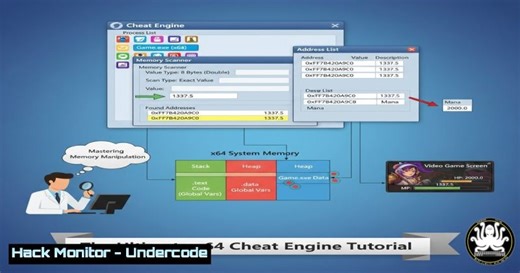 Mastering Memory Manipulation: The Ultimate X64 Cheat Engine Tutorial For Aspiring Security Researchers + Video - Undercode Testing | UNDERCODE TESTING