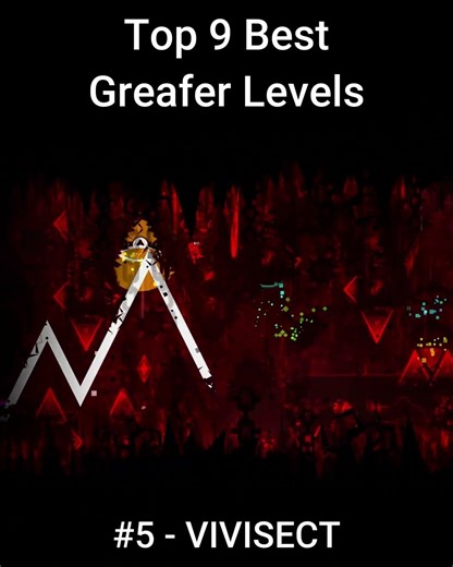 Top 9 Best Greafer Levels #geometrydash #gd #gaming #level #electronicmusic #edit #games