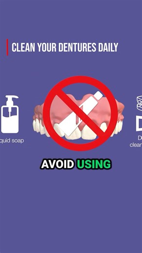 Denture care you should know about! #dentalcare #oralhealth #oralcare #dentalartistry #gumproblems