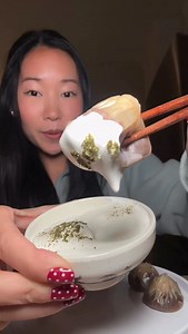 Esther Lee on Instagram: "homemade chocolate mochi xlb with a side of sea salt cream mukbang!! 殺襤 these were so similar to the ones from DTF!! #dintaifung #chocolatexlb #asmrmukbang"