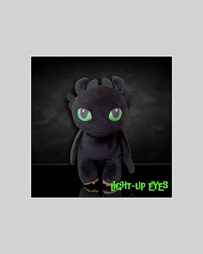 How to Train Your Dragon Toothless Plush with Light-Up Eyes Large 17"
