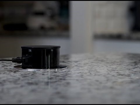 Hubbell Kitchen Pop Up Outlet Installation, RCT600 Series
