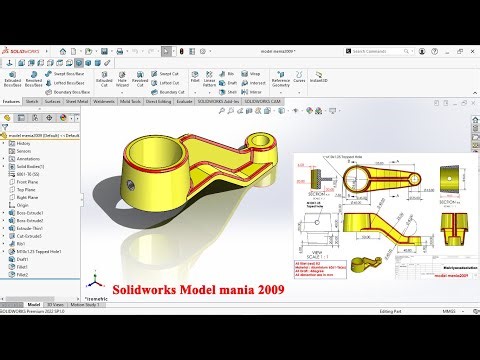 Solidworks tutorial : Model Mania 2009