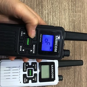 Watch SAMCOM FWCN30A Two Way Radio 22 Channels with NOAA Weather Alert, Rechargeable Handheld FRS Walki... on Amazon Live