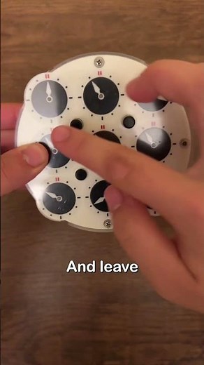 Learn How to Solve a Rubik’s Clock in Less Than 60 Seconds!