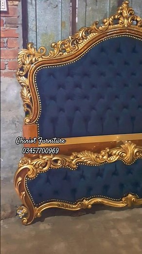 bride bedroom wooden furniture | bridal furniture design | luxury beds | chinioti furniture