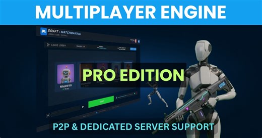 Multiplayer Engine – Pro Edition (P2P & Dedicated Server) | Systems | Unity Asset Store