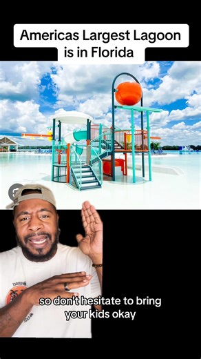 Floridas Mirada Lagoon is the largest in America #florida #america #lagoon #foryou #viralvideo #vacation #waterpark | The Hughley’s