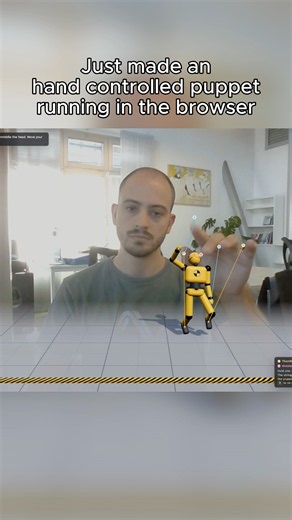 I built a digital marionette you control with a webcam