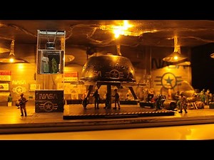 How To Make Alien Lab Diorama 👽 Area 51 - Polymer Clay / Epoxy resin PART 3 - UFO Room