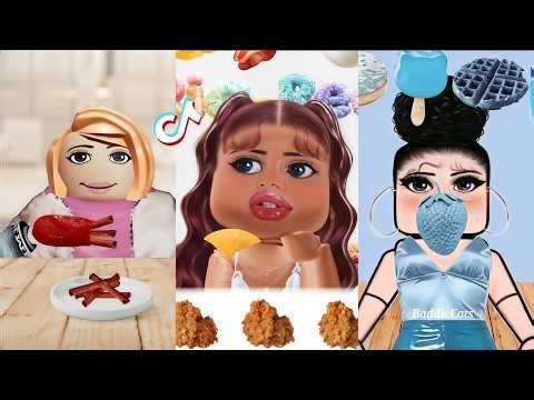 Mukbang Roblox TikTok Compilation 🍜 ASMR Eating Sounds & Funny Moments #46