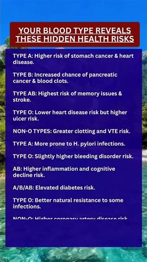 Your blood type reveal hidden secrets