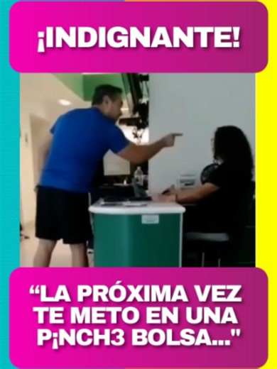 🚨 ¡Momento de alta tensión e indignación! 😡 Un sujeto fue captado @gr3d¡endo verbalmente y lanzando 4m3n@zas contra una trabajadora de un centro de salud, presuntamente por una demora en la atención médica. 🏥 En el video se observa cómo el hombre pierde el control, grita y lanza comentarios intimidantes frente a otras personas que se encontraban en el lugar. 😤 ⚠️ Nada justifica este tipo de reacciones ni la v¡ol3nc¡a contra el personal que está realizando su trabajo. 📹: RRSS
