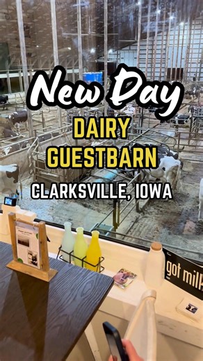 Register for a FREE overnight stay valued at $550 at New Day Dairy GuestBarn >> https://secure.thinkreservations.com/.../sig.../iowaroadtrip * One Night Stay between March 6th- December 31st, 2026 at New Day Dairy's GuestBarn in North Iowa, where you can cow gaze 24/7. Three bedrooms with ensuite bathrooms allows room for up to 11 people (3 in loft space, 2 on the couch in living space). * Intro & Farewell Tours in the barn allow you to feed the cows hay, pet a baby calf, and see Rita the Robot