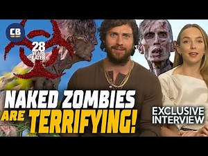 Aaron Taylor-Johnson Was TERRIFIED Of Naked Zombies! - 28 Years Later