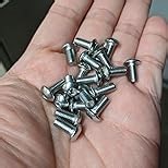 M3-0.5 x 8mm Button Head Socket Cap Screws 304 Stainless Steel 18-8 Hex Socket Cap Screws, Allen Hex Drive, Full Thread, Coarse Thread UNC, 100 PCS