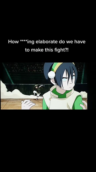 Toph not a fan of Twinkletoes being airborne where she can't perceive him #ATLA #atla #AvatarTheLastAirbender #avatarthelastairbender #aang #Aang #Toph #toph #Earthbending #earthbending