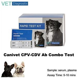 [Hot Item] Cdv/ Cpv Ab Blood Test Canine Parvo/ Distemper Virus Antibody Combo Veterinary Rapid Test