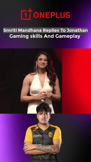 Smriti Mandhana Replies To Jonathan Gaming Skills & Gameplay #smritimandhana #jonathangaming #bgmi