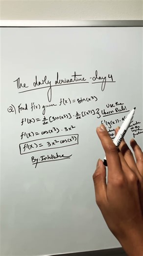 Chain Rule with a Trig Function: How does that work? #calculus #shortsfeed #shorts #mathematics
