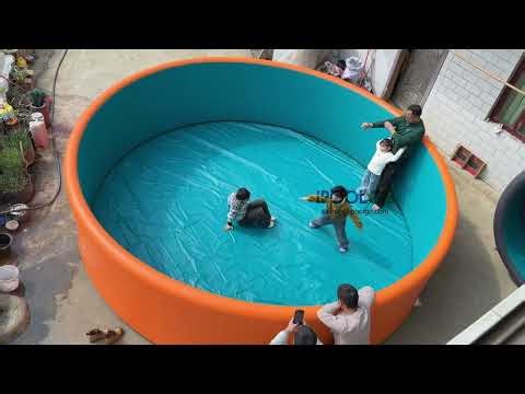 Giant Inflatable Pool 16.5×4ft by IPOOLGO | Backyard Relaxation ✅