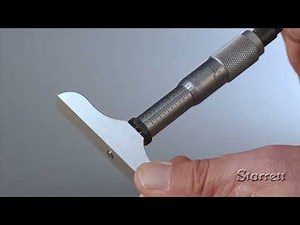 Starrett How to Use a Depth Micrometer
