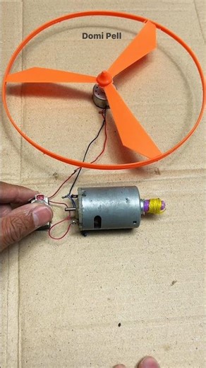 powering test 775 dc motor with hand #experimnent #dcmotor #project