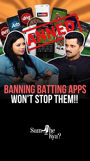 4.9K views | Banning Betting Apps Won’t Stop Them! ⚠️ In this episode of Samjhe Kya, Nitin Joshi explains why banning betting apps will never solve the problem—and how the industry finds new loopholes every time. ❤️ Save and Share for Later Use  Follow @coachsamriti for More Reels  Comment “Podcast” for Full Video Link #bettingapps #nitinjoshi #samjhekya #digitalfraud #techloopholes #coachsamriti | Coach Samriti | Facebook