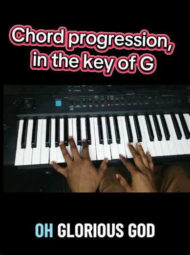 Learn G Major Chord Progression for Piano