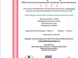 Free Program to Kickoff Breast Cancer Awareness Month
