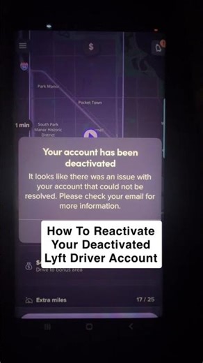 How To Reactivate Your Deactivated Lyft Driver Account #lyft #lyftdriver #delivery #deliverydriver